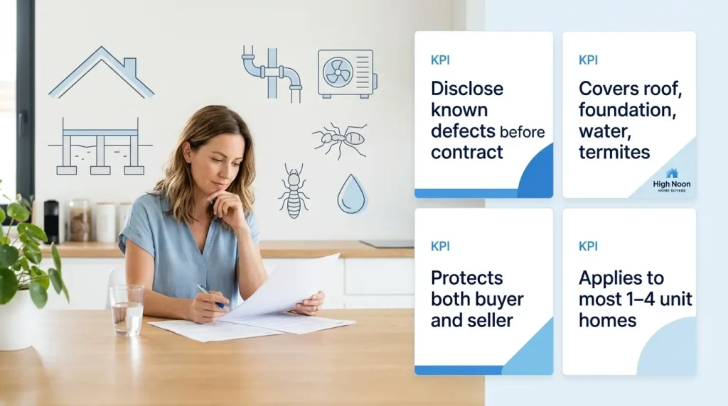 South Carolina seller disclosure requirements: Disclosure requirements